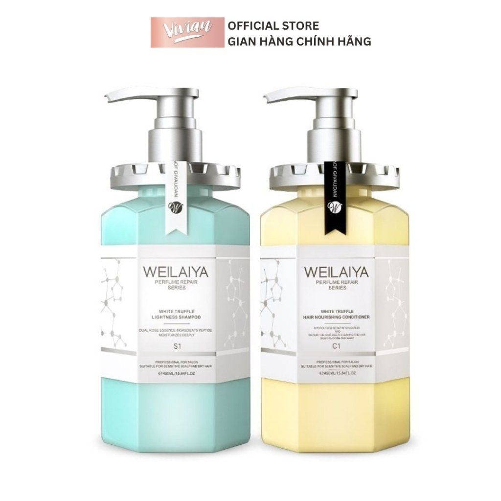 Gội xả phục hồi đa tầng nấm Truffle Weilaiya 450ml (MP9190) 