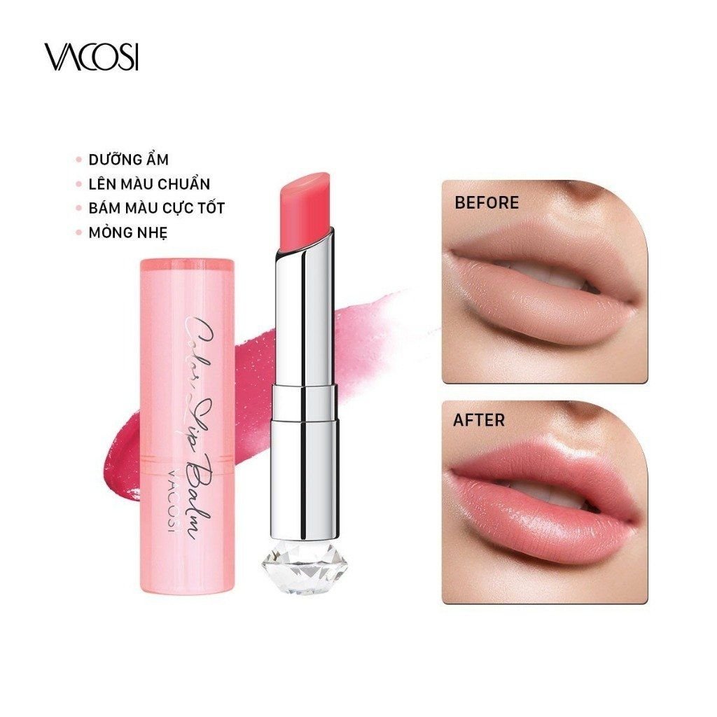 Son dưỡng có màu Vacosi Color Lip Balm (MP8760  MP8761  MP8762  MP8763  MP8764  MP8765) 