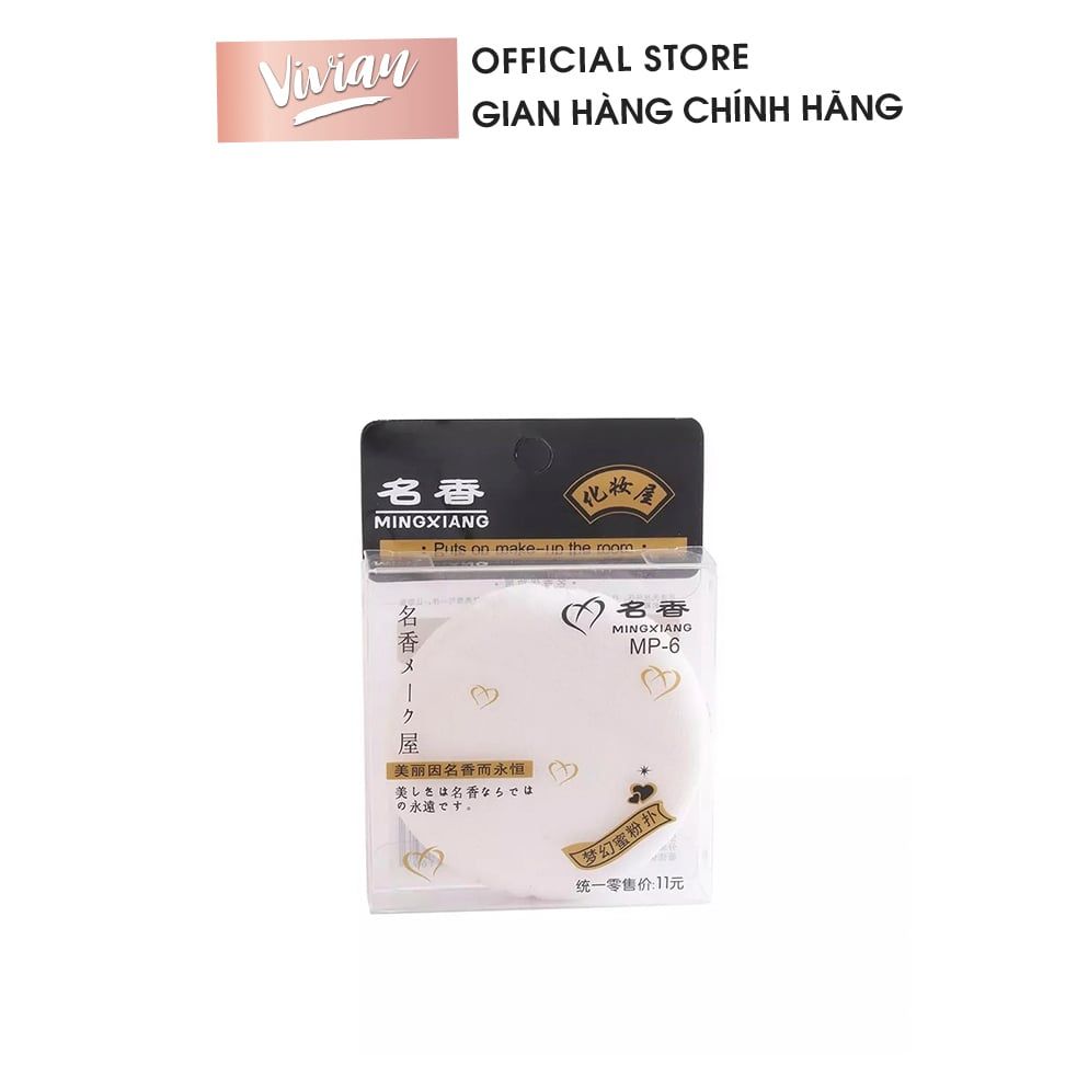  Bông phấn MP-6 / Phấn Phủ Tròn MLDJ (MP3553) 