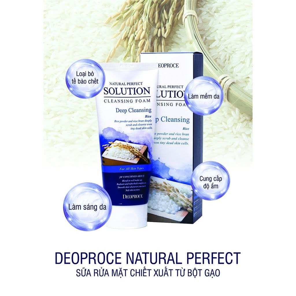  Sữa rửa mặt bột gạo Deoproce 170g (MP7678) 