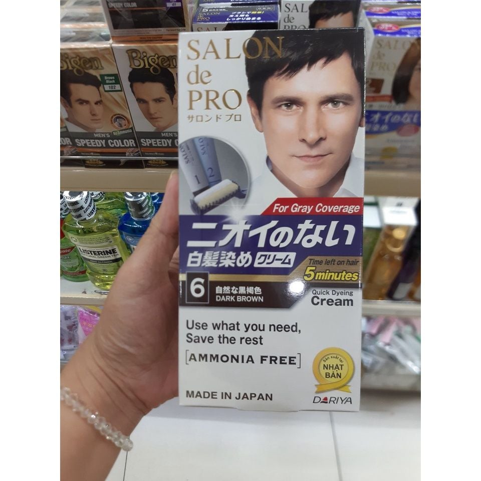  Nhuộm tóc Nhật SALON de PRO cho nam (TO2707 TO2708 TO2709) 