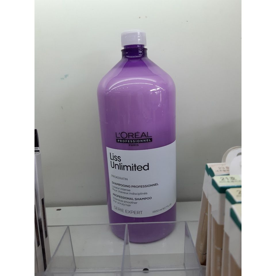  Dầu gội Loreal Liss Unlimited giảm sơ rối tóc 1500ml (MP7830) 