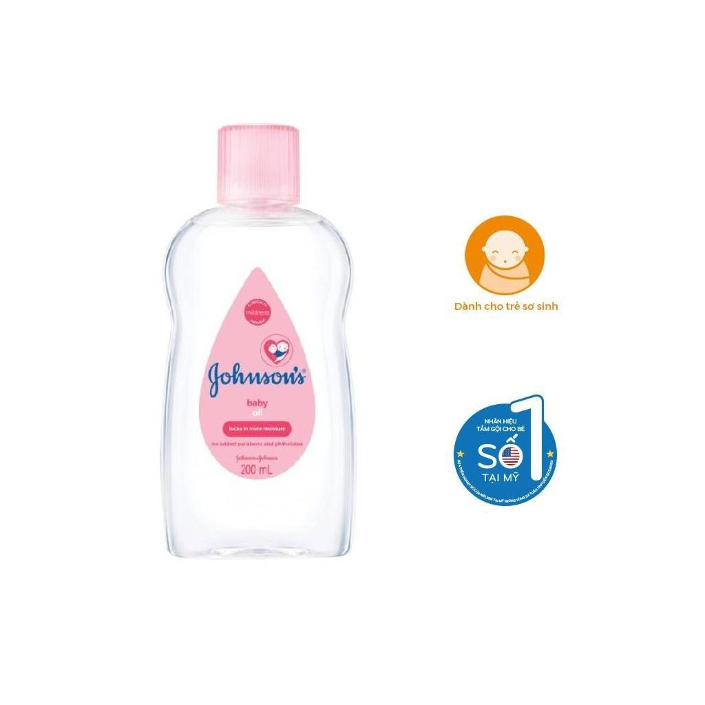  Dầu massage Baby oil Johnson's 200ml (MP0007) 