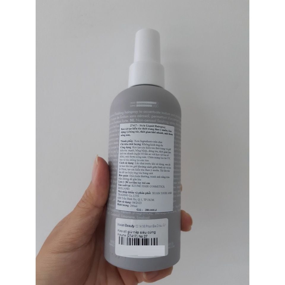  Keo xịt giữ nếp siêu cứng  Keune (27417) No 97 - MP7464 