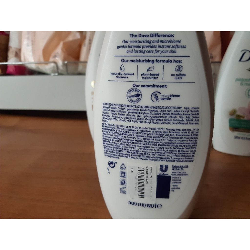  Sữa tắm Dove 500ml (MP1245) 