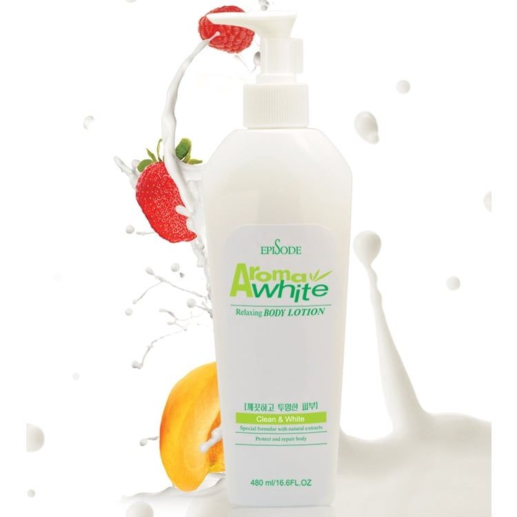  Kem dưỡng trắng AROMA Body Lotion 480ml (MP0289) 