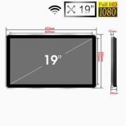 Màn hình quảng cáo LCD SAMSUNG / LG treo tường 19 inch < WIFI >