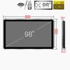 Màn hình quảng cáo LCD SAMSUNG / LG treo tường 98 inch