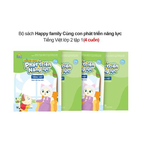 Cùng con phát triển năng lực Tiếng Việt lớp 2 tập 1 (Bộ 4 cuốn)