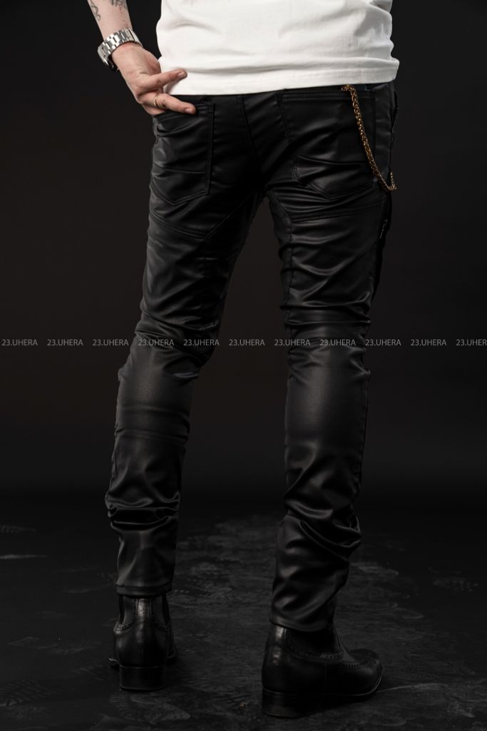 Quần Waxed Biker Jeans Packer Jeans 23Uhera