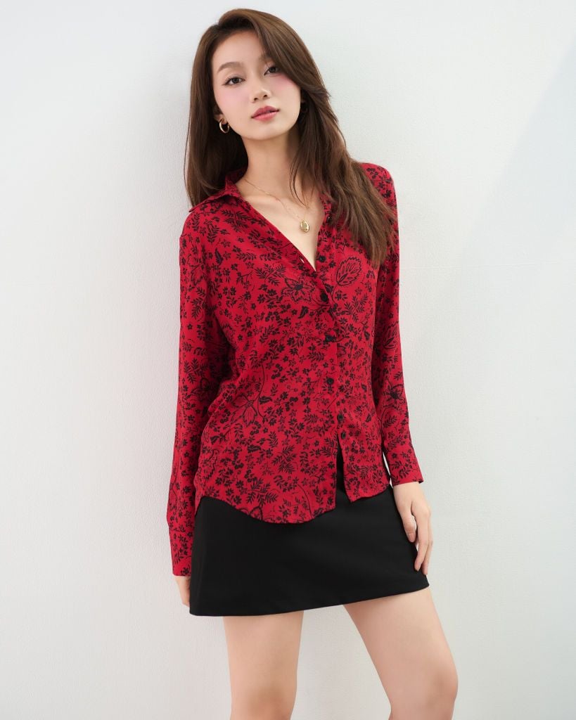  Sơ Mi Regular Hoa FAS342 