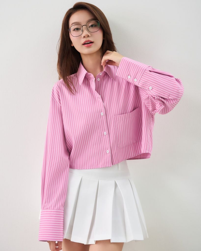  Áo Sơ Mi Croptop+Túi FAS355 