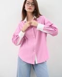  Áo Sơ Mi Sọc Phối Cổ FAS352 