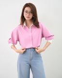  Áo Sơ Mi Sọc Phối Cổ FAS352 