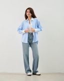  Áo Sơ Mi Phối Oversize FAS351 