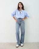  Áo Sơ Mi Phối Oversize FAS351 