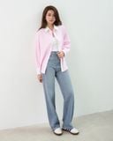  Áo Sơ Mi Phối Oversize FAS351 