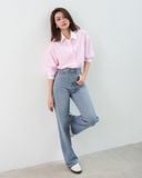  Áo Sơ Mi Phối Oversize FAS351 