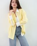  Áo Sơ Mi Phối Oversize FAS351 