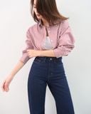  Áo Sơ Mi Sọc Oversize FAS350 