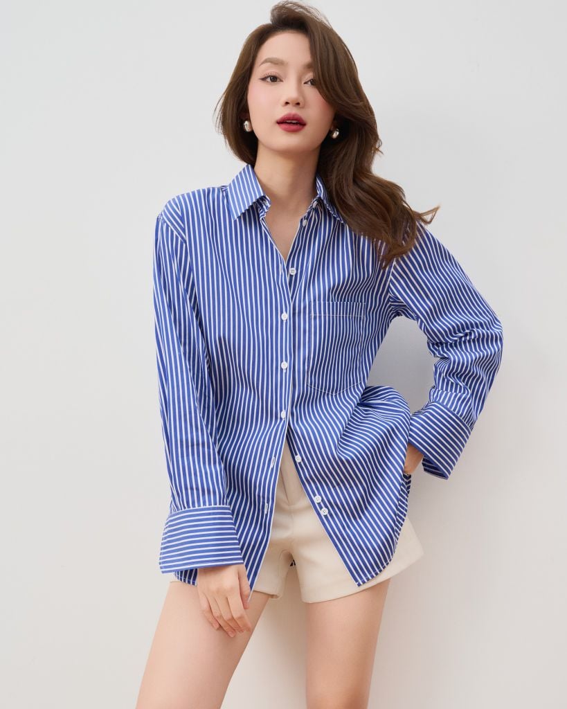  Áo Sơ Mi Dáng Dài+Túi FAS361 