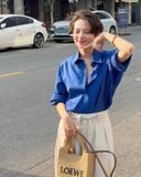  Áo Sơ Mi Trơn Oversize FAS291 