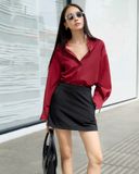  Áo Sơ Mi Trơn Oversize FAS291 