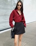  Áo Sơ Mi Trơn Oversize FAS291 