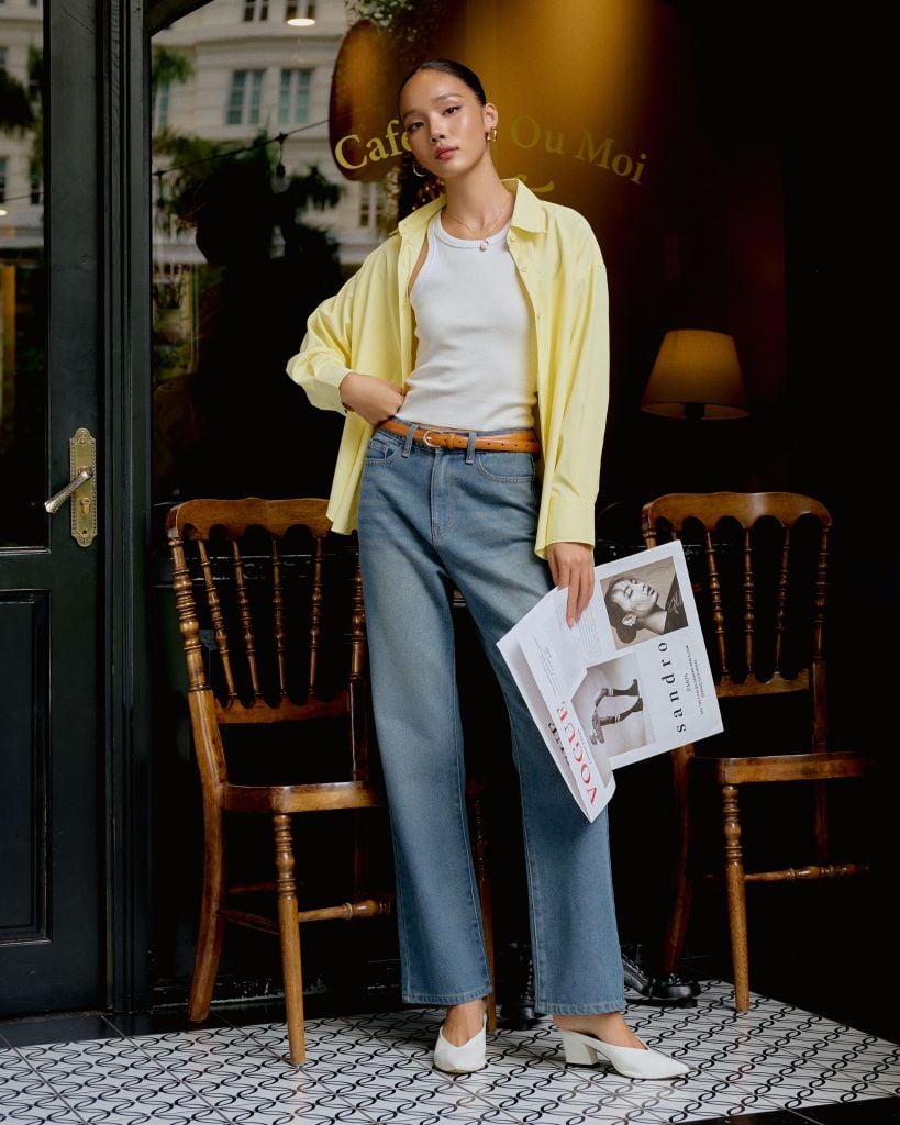  Quần Jean Suông Pancy 