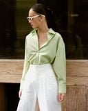  Áo Sơ Mi Trơn Oversize FAS291 