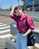  Áo Sơ Mi Trơn Oversize FAS291 