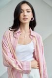  Áo Sơ Mi Sọc Oversize FAS339 