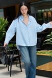  Áo Sơ Mi Sọc Oversize FAS306 