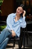  Áo Sơ Mi Sọc Oversize FAS306 