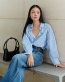  Áo Sơ Mi Sọc Oversize FAS306 