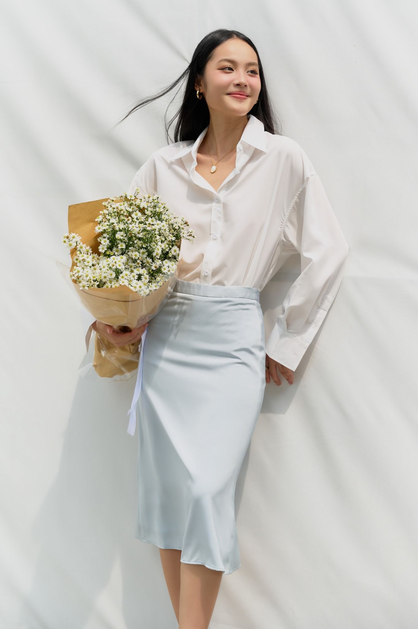  Chân Váy Đuôi Cá Lụa 