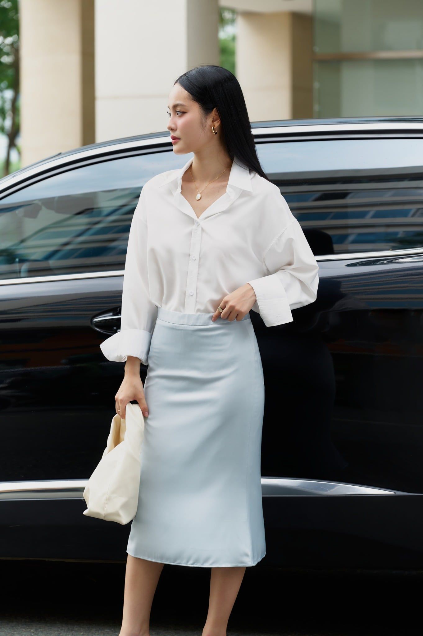  Chân Váy Đuôi Cá Lụa 