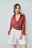  Áo Sơ Mi Trơn Oversize FAS333 