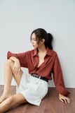  Áo Sơ Mi Trơn Oversize FAS333 