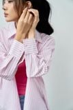  Áo Sơ Mi Sọc Oversize FAS338 