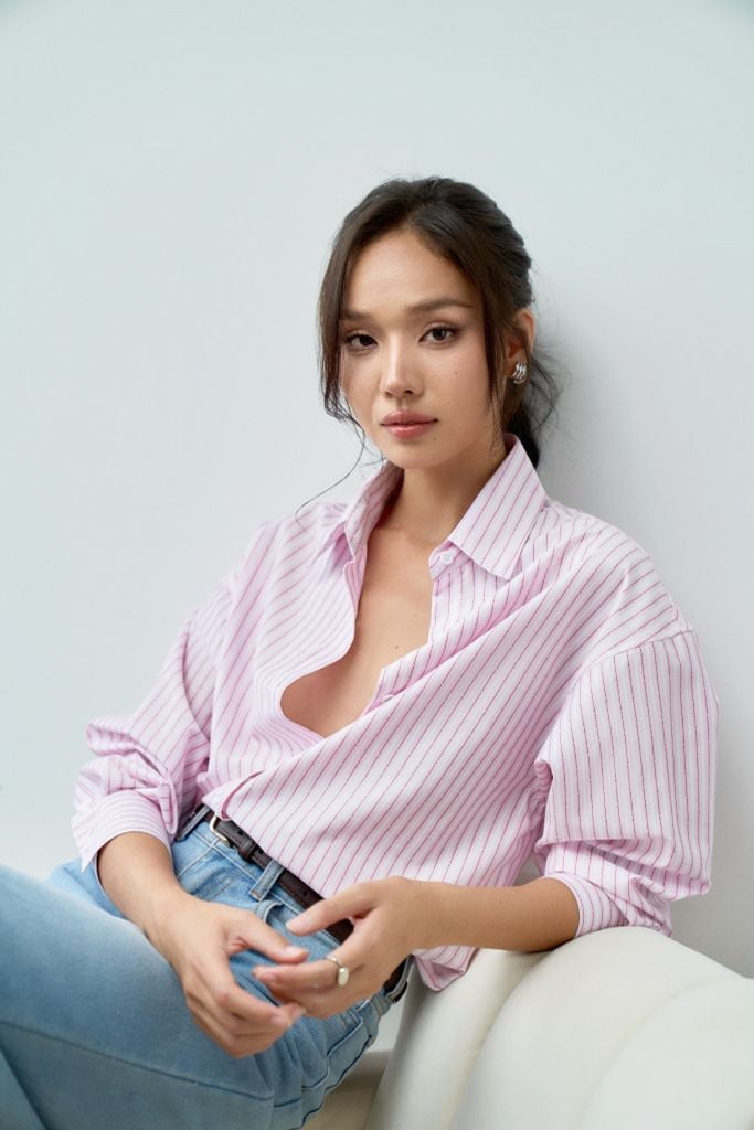  Áo Sơ Mi Sọc Oversize FAS338 