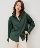  Áo Sơ Mi Trơn Oversize FAS291 