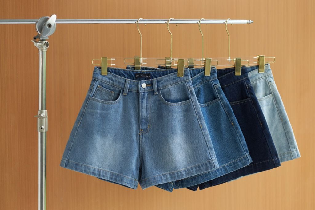 Quần Short Jean FQJ046 Xanh Nhạt