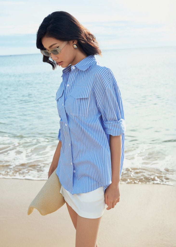  Áo Sơ Mi Freesize Có Túi FAS336 