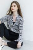  Áo Sơ Mi Chấm Bi Đôi FAS271 
