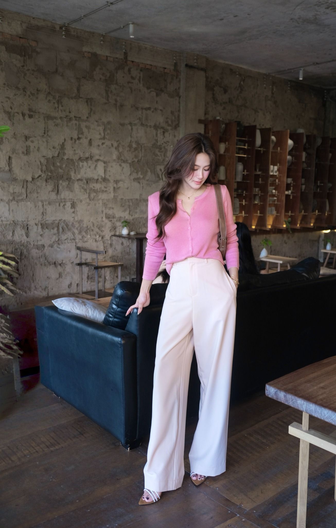  Cardigan Len Mỏng FAH083 
