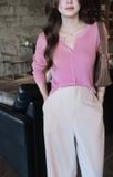  Cardigan Len Mỏng FAH083 