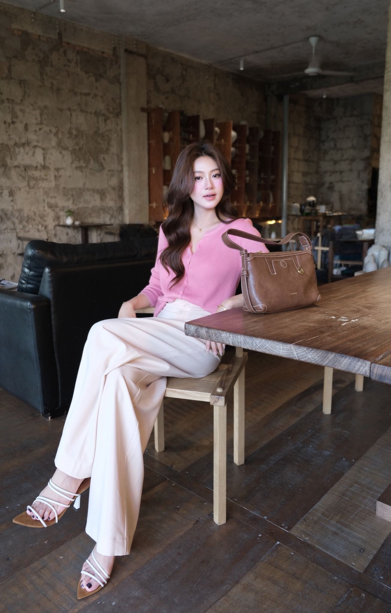  Cardigan Len Mỏng FAH083 