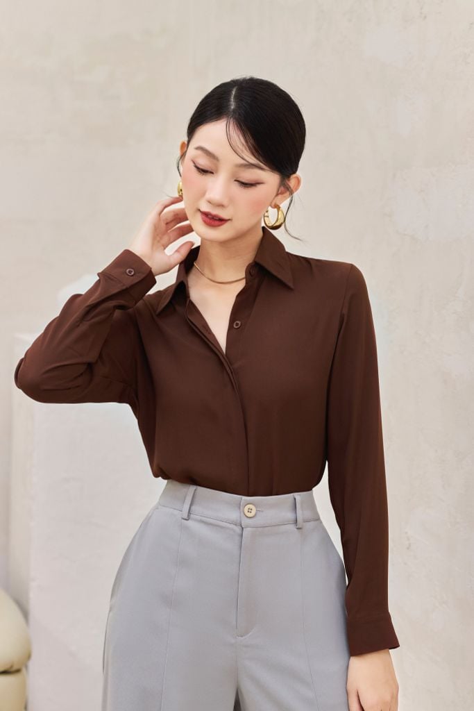  Áo Sơ Mi Trơn FAS290 