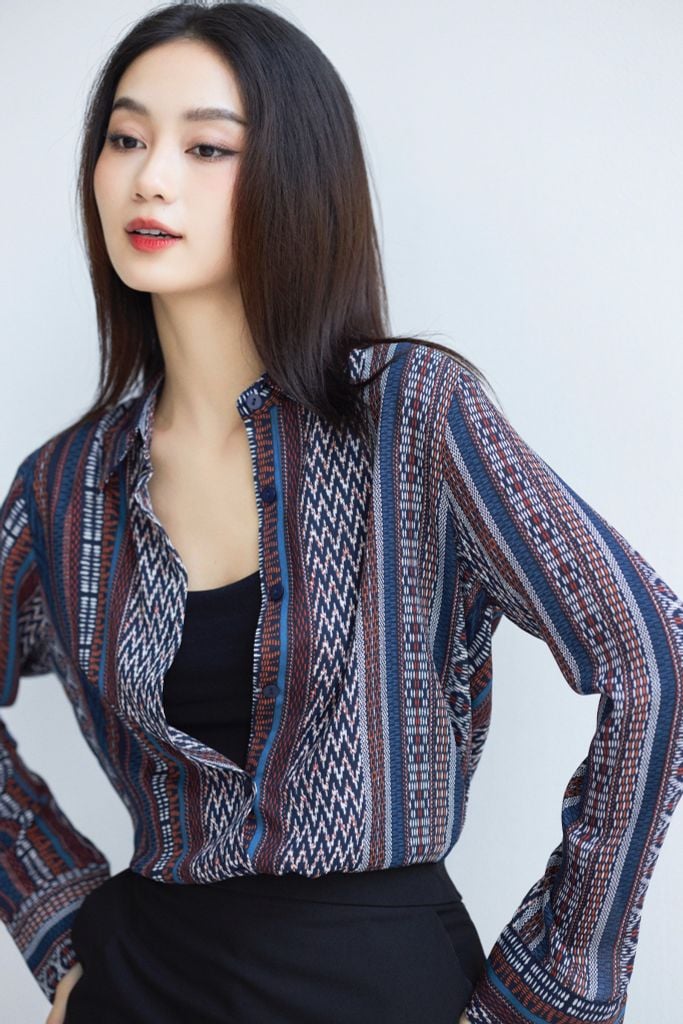  Áo Sơ Mi Thổ Cẩm Regular FAS322 